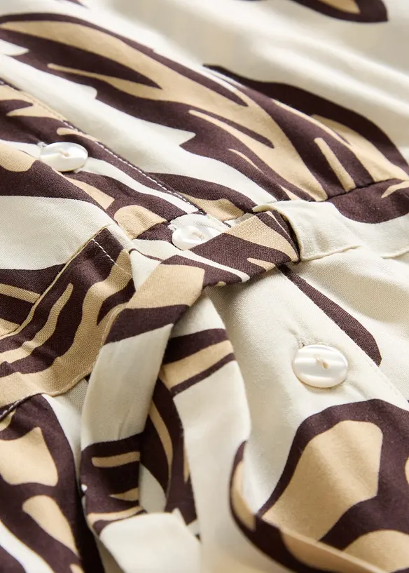 Robe courte en viscose fluide, manches kimono, bonprix