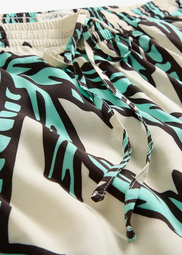 Pantalon large en viscose fluide, bonprix