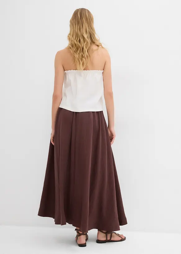 Jupe longue et évasée en Lyocell mélangé, bonprix