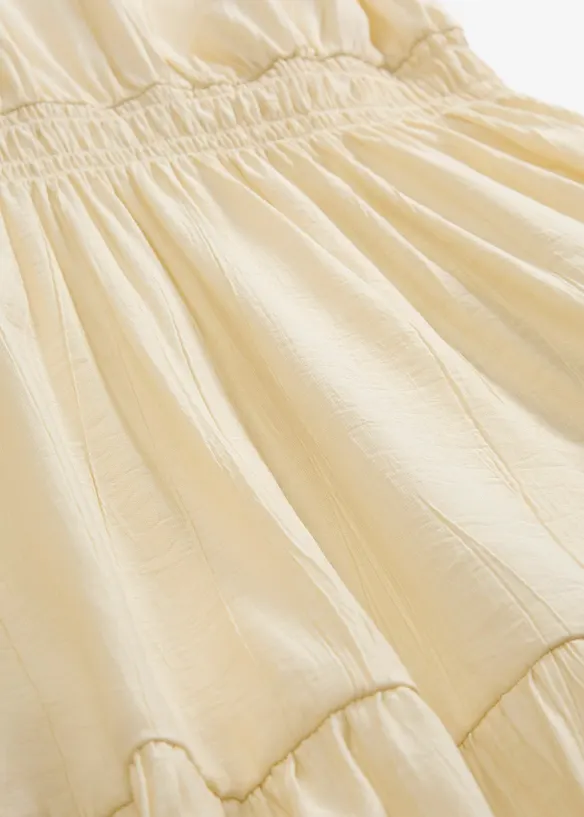 Robe courte et fluide en viscose mélangée, bonprix