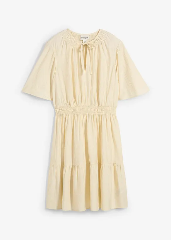 Robe courte et fluide en viscose mélangée, bonprix