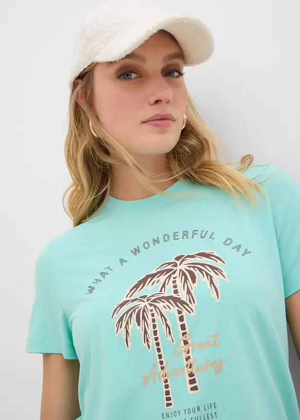 T-shirt avec imprimé, bonprix