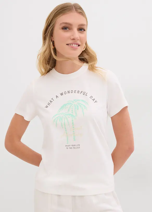 T-shirt avec imprimé, bonprix