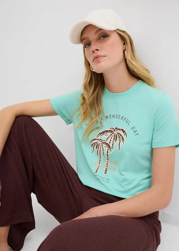 T-shirt avec imprimé, bonprix