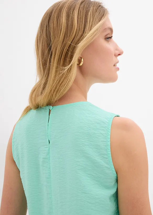 Top fluide sans manches en viscose mélangée, bonprix