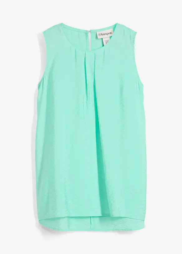 Top fluide sans manches en viscose mélangée, bonprix