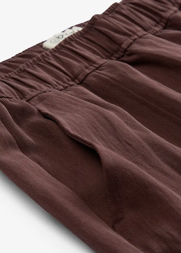 Pantalon cargo fluide en Lyocell mélangé, bonprix