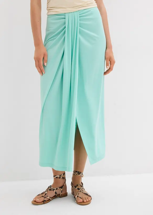 Jupe en jersey avec taille &eacute;lastiqu&eacute;e, bonprix