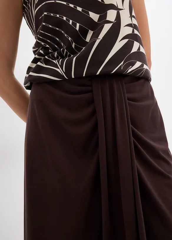 Jupe en jersey avec taille élastiquée, bonprix