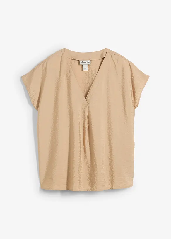 Blouse fluide en viscose mélangée, bonprix