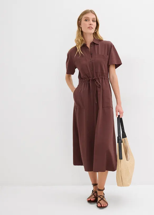 Robe en jersey coton extensible, bonprix