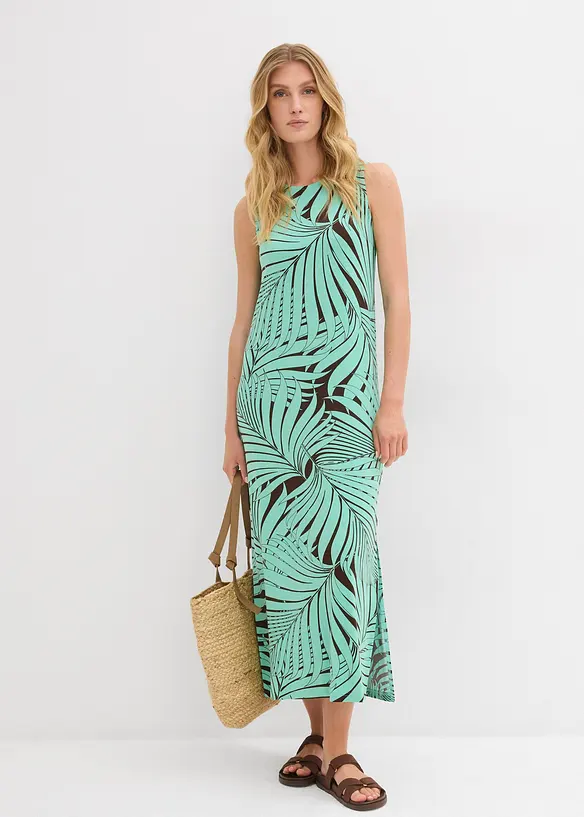 Robe fluide en jersey viscose extensible, bonprix