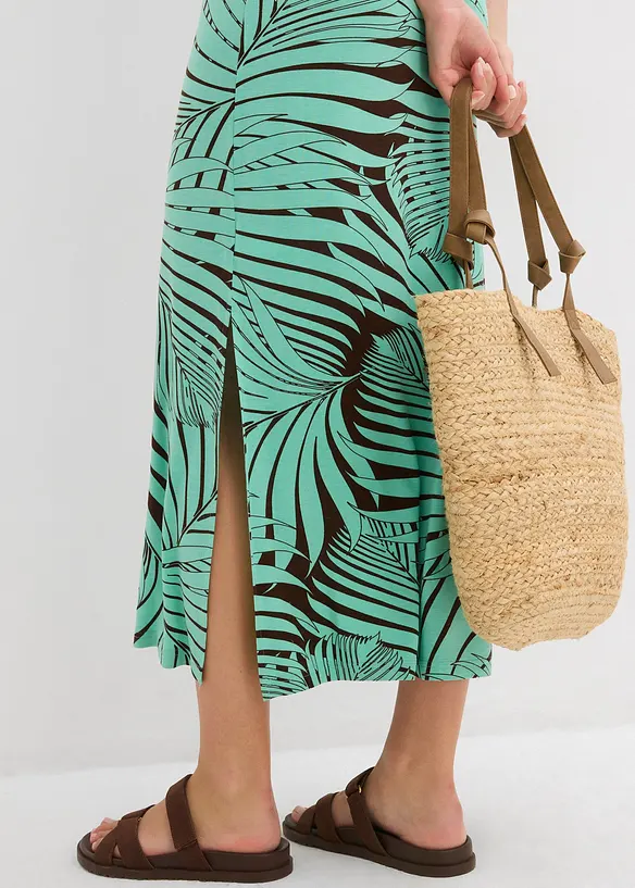 Robe fluide en jersey viscose extensible, bonprix