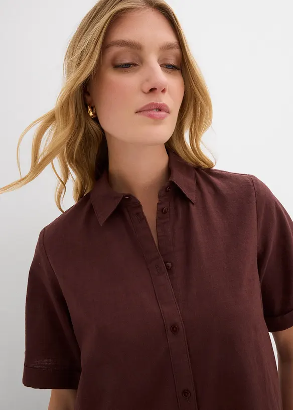 Robe-chemise 100% coton, bonprix