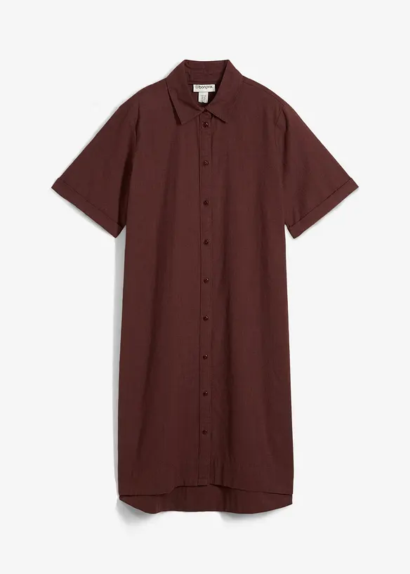 Robe-chemise 100% coton, bonprix