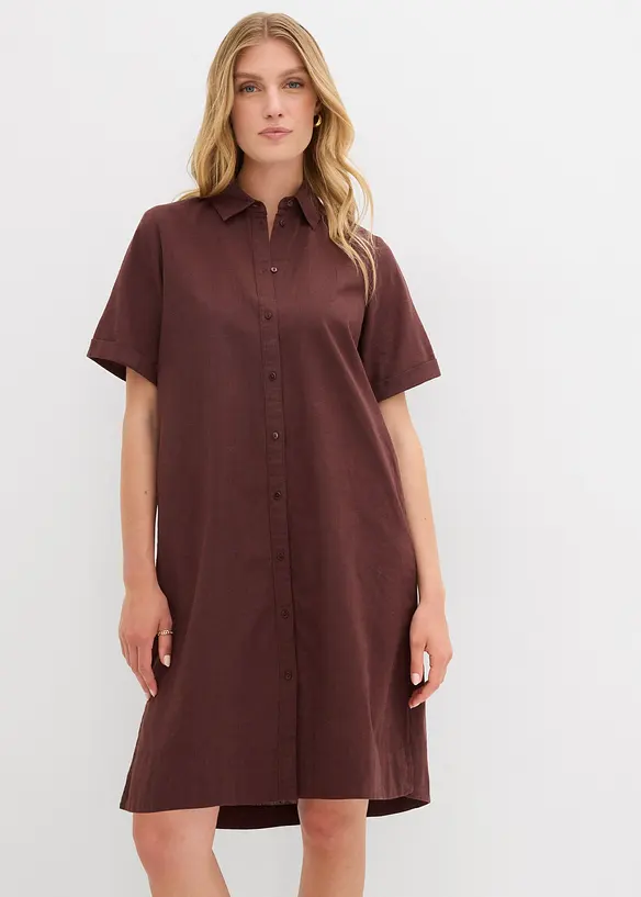 Robe-chemise 100% coton, bonprix