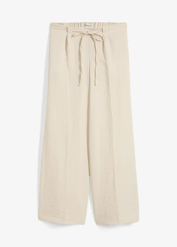 Jupe-culotte fluide en viscose mélangée, bonprix