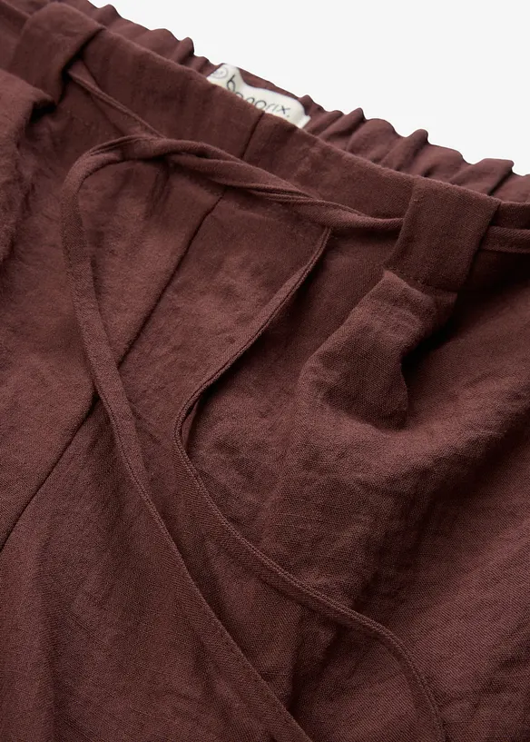 Jupe-culotte fluide en viscose mélangée, bonprix