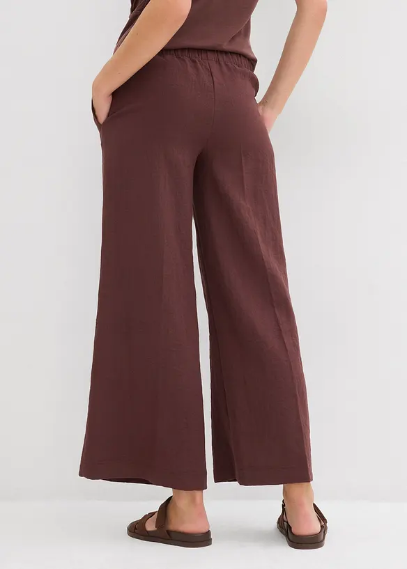 Jupe-culotte fluide en viscose mélangée, bonprix