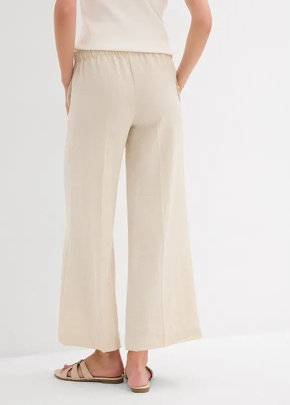 Jupe-culotte fluide en viscose mélangée, bonprix