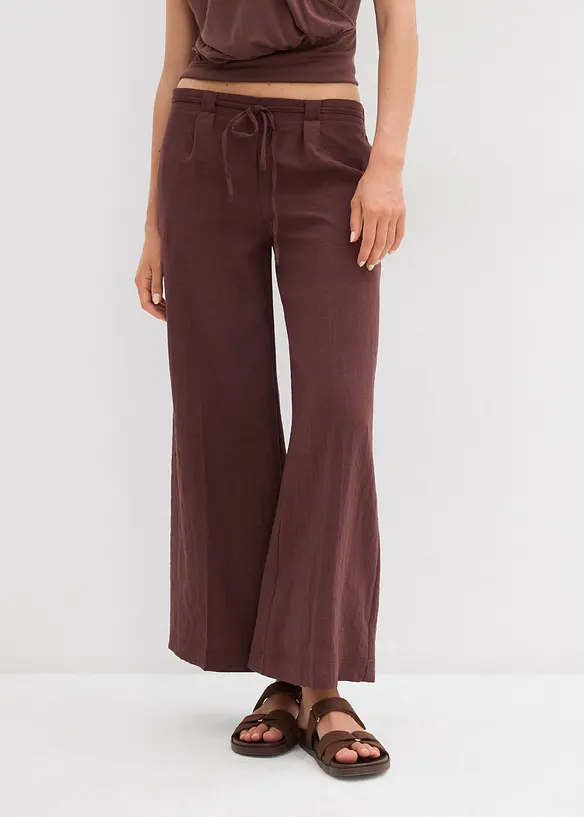 Jupe-culotte fluide en viscose mélangée, bonprix