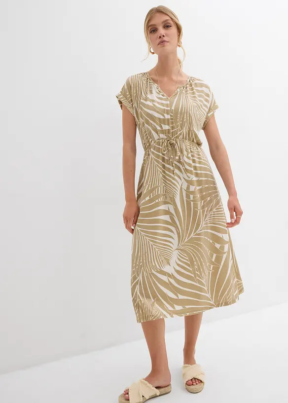 Robe fluide en jersey avec viscose, bonprix