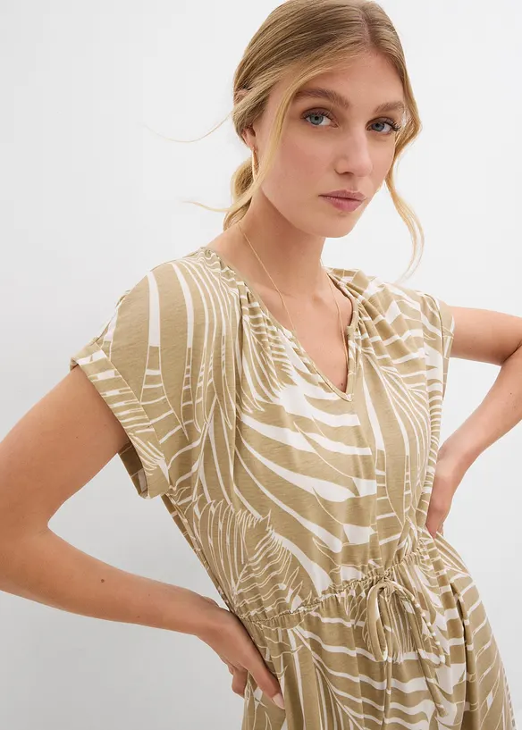 Robe fluide en jersey avec viscose, bonprix