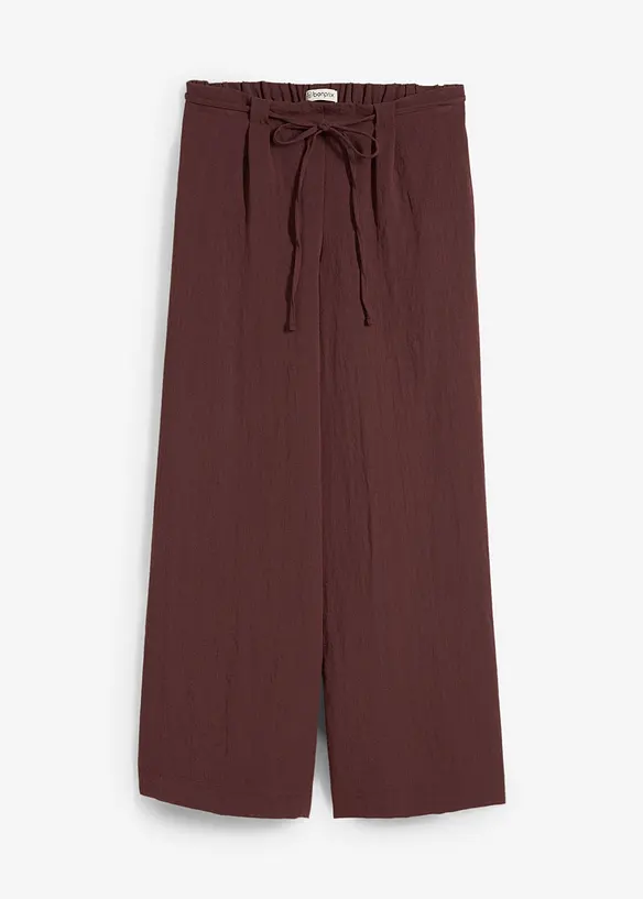 Jupe-culotte fluide en viscose mélangée, bonprix