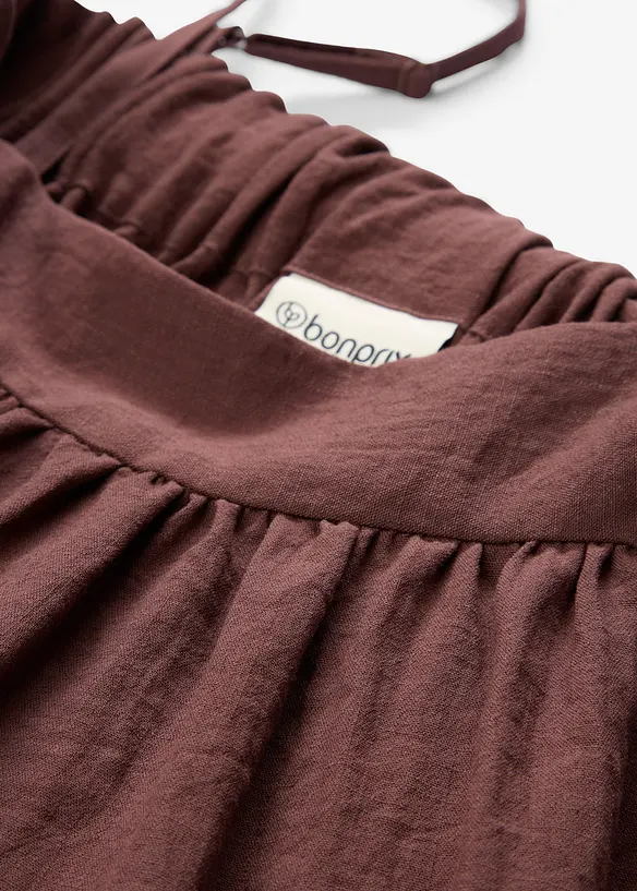 Robe à fines bretelles en viscose mélangée, bonprix