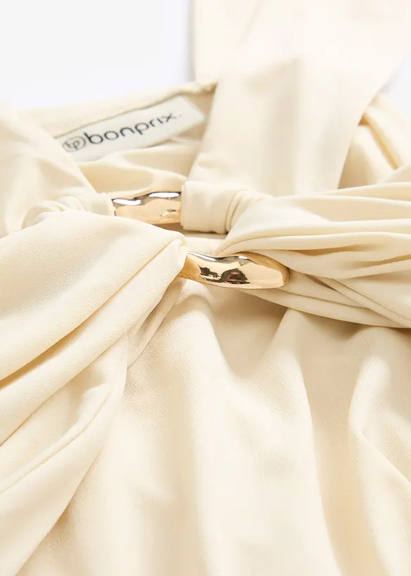 Top dos nu avec boucle en métal martelé, bonprix