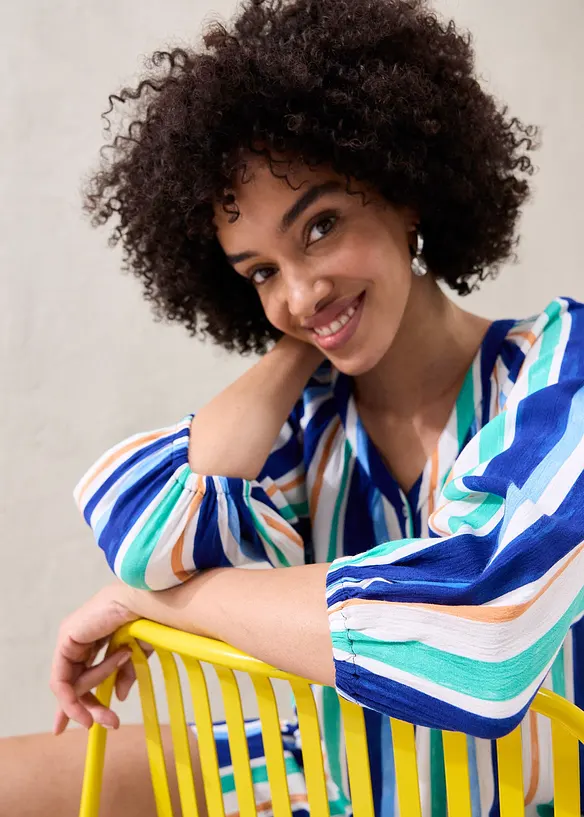 Chemisier en viscose texturée, bonprix