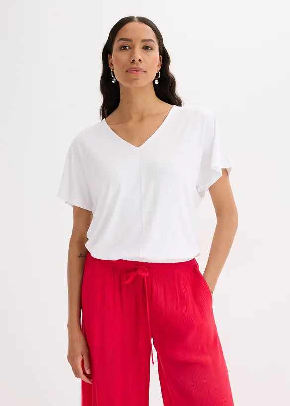 T-shirt oversize en viscose douce et extensible, bonprix