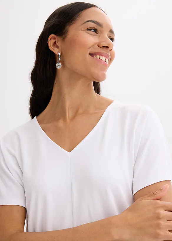 T-shirt oversize en viscose douce et extensible, bonprix