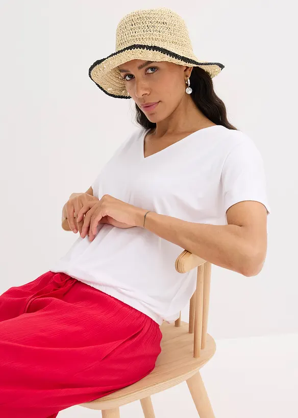 T-shirt oversize en viscose douce et extensible, bonprix