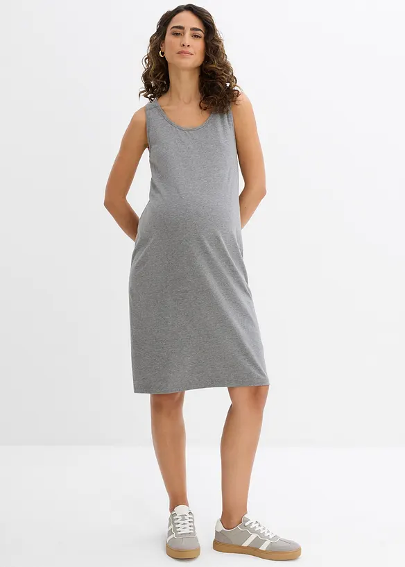 Lot de 2 robes de grossesse et d’allaitement en jersey coton, bonprix