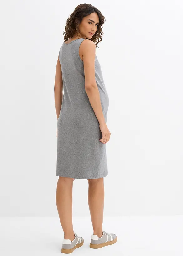 Lot de 2 robes de grossesse et d’allaitement en jersey coton, bonprix