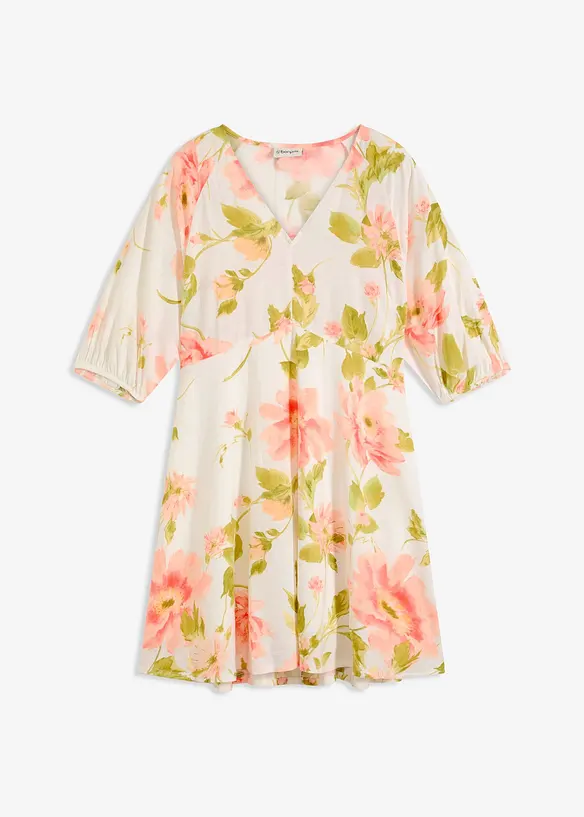 Robe-tunique imprimée en viscose fluide, bonprix