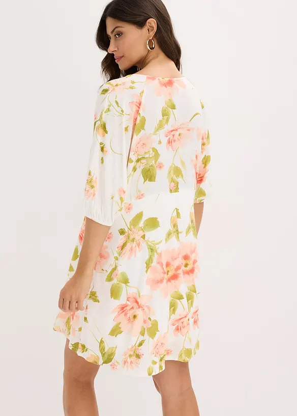 Robe-tunique imprimée en viscose fluide, bonprix