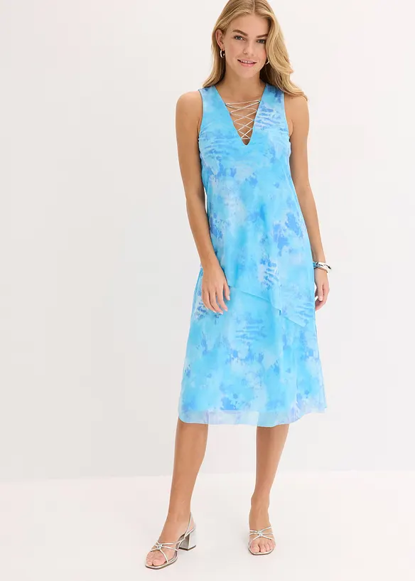 Robe midi en mesh, bonprix