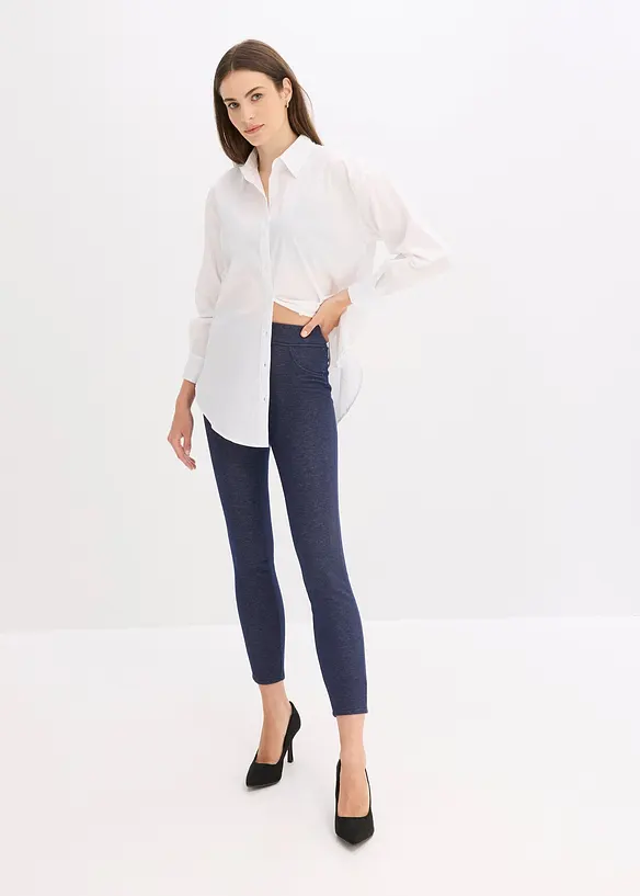 Legging thermique aspect jean, bonprix