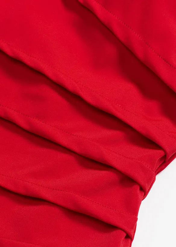 Maillot 1 pi&egrave;ce sculptant, maintien l&eacute;ger, avec plis d&eacute;coratifs, bonprix