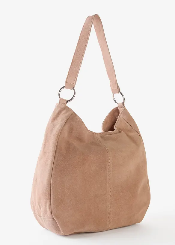Sac en cuir velours avec sangle décorative, bonprix