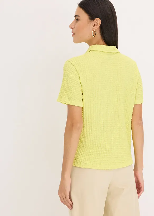 Chemisier en jersey texturé, bonprix