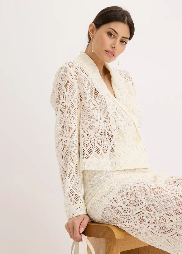 Blazer en dentelle, bonprix