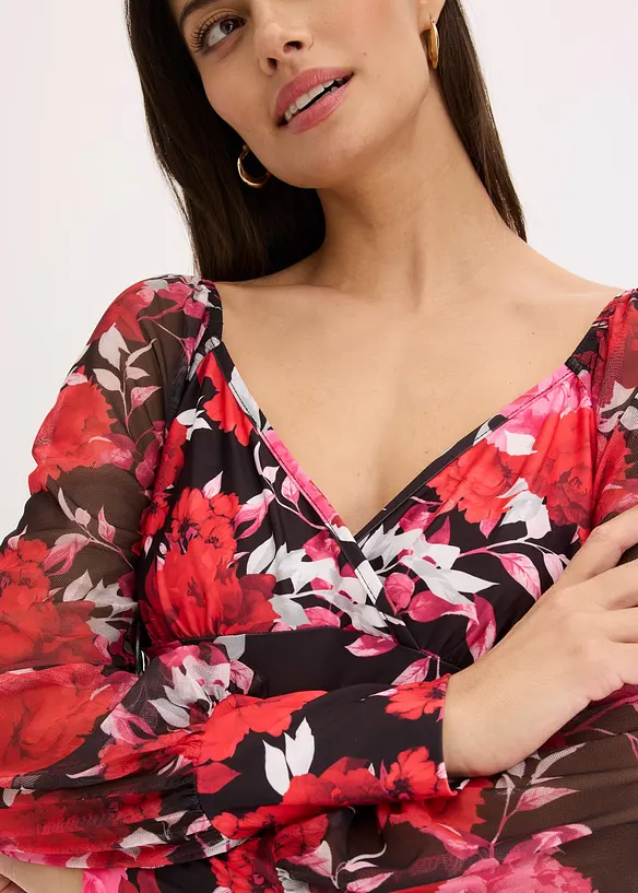 Top manches longues, cropped, bonprix