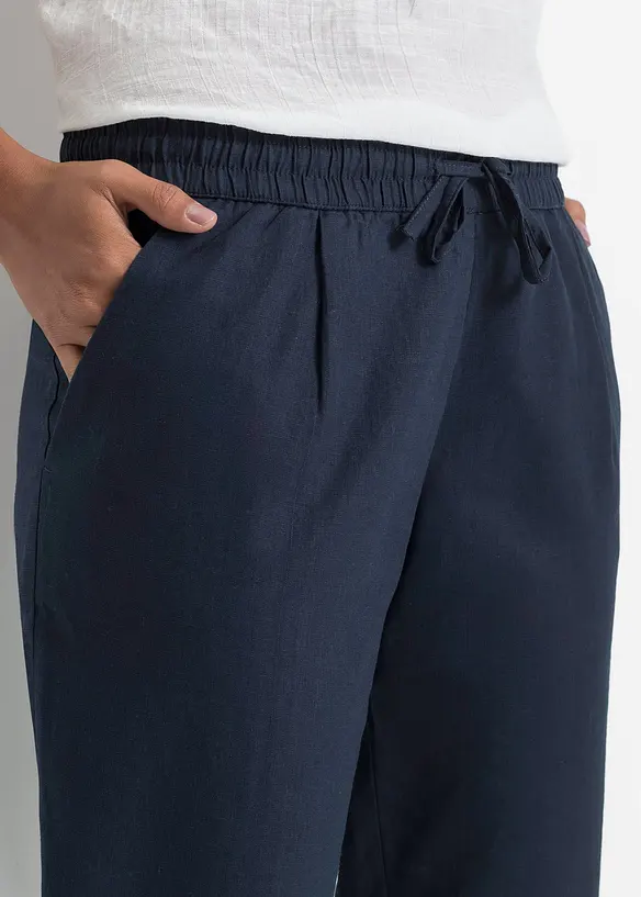 Pantalon en lin, bonprix