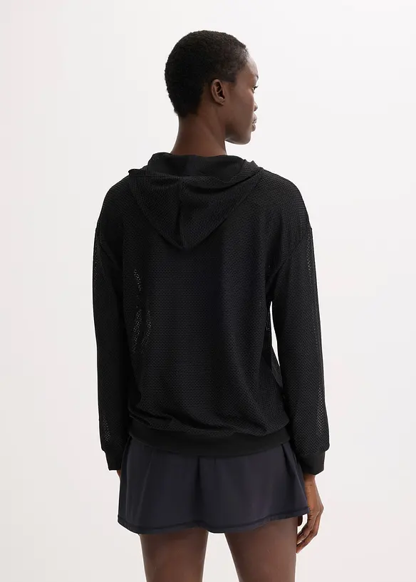 Veste de sport transparente en mesh, oversize, bonprix