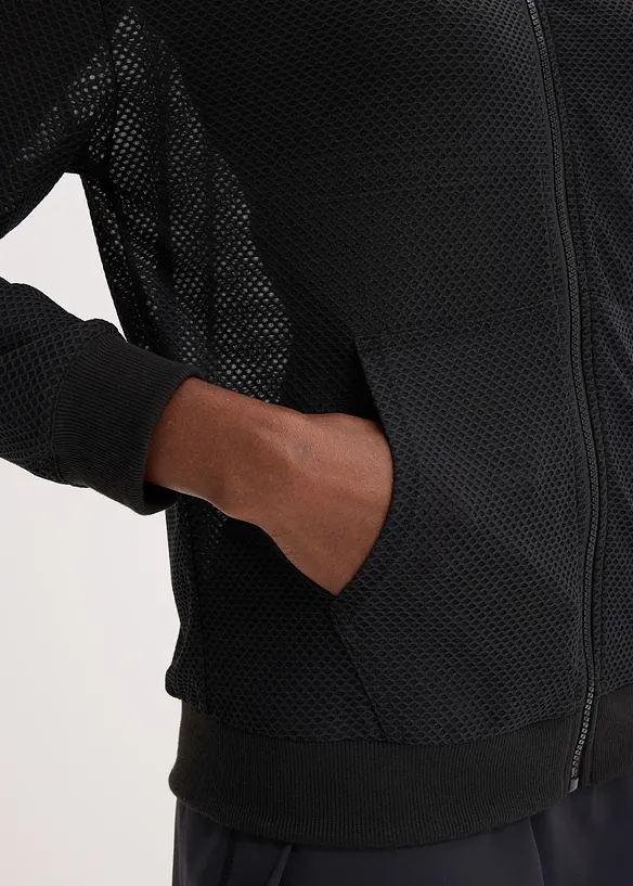 Veste de sport transparente en mesh, oversize, bonprix