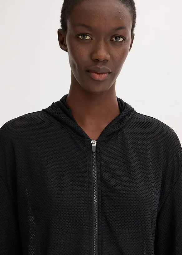 Veste de sport transparente en mesh, oversize, bonprix