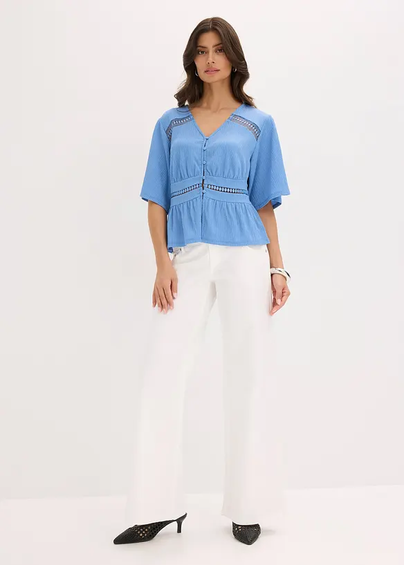 Chemisier léger à dentelle, bonprix